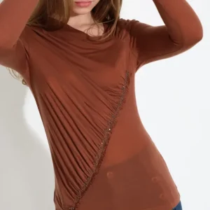 JERSEY TENCEL T-SHIRT 03753 – Brun JERSEY TENCEL T-SHIRT 03753 – Brun