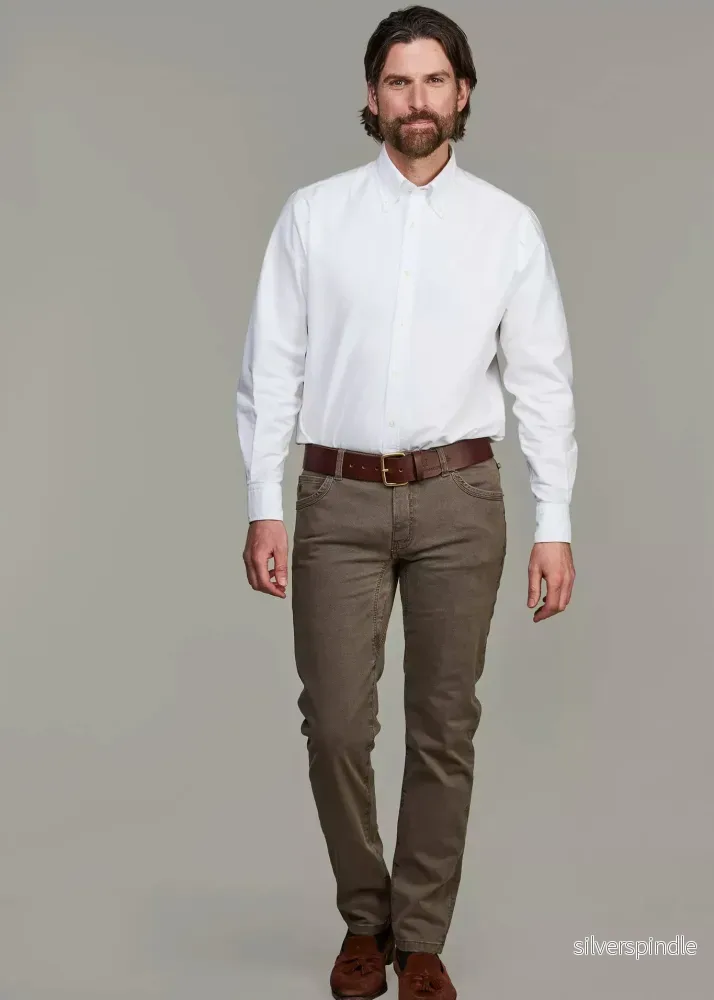 Hansen & Jacob 5-pkt cut´n sew Bormio Print Brown
