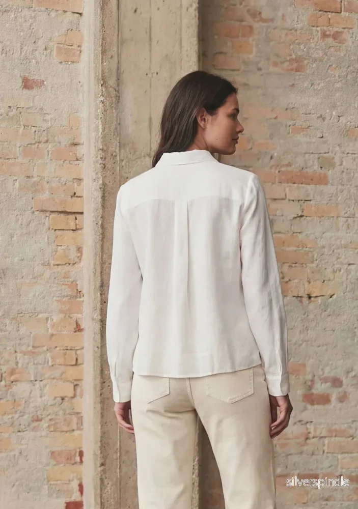 Pearl Basic Shirt - Broken White - Bild 2