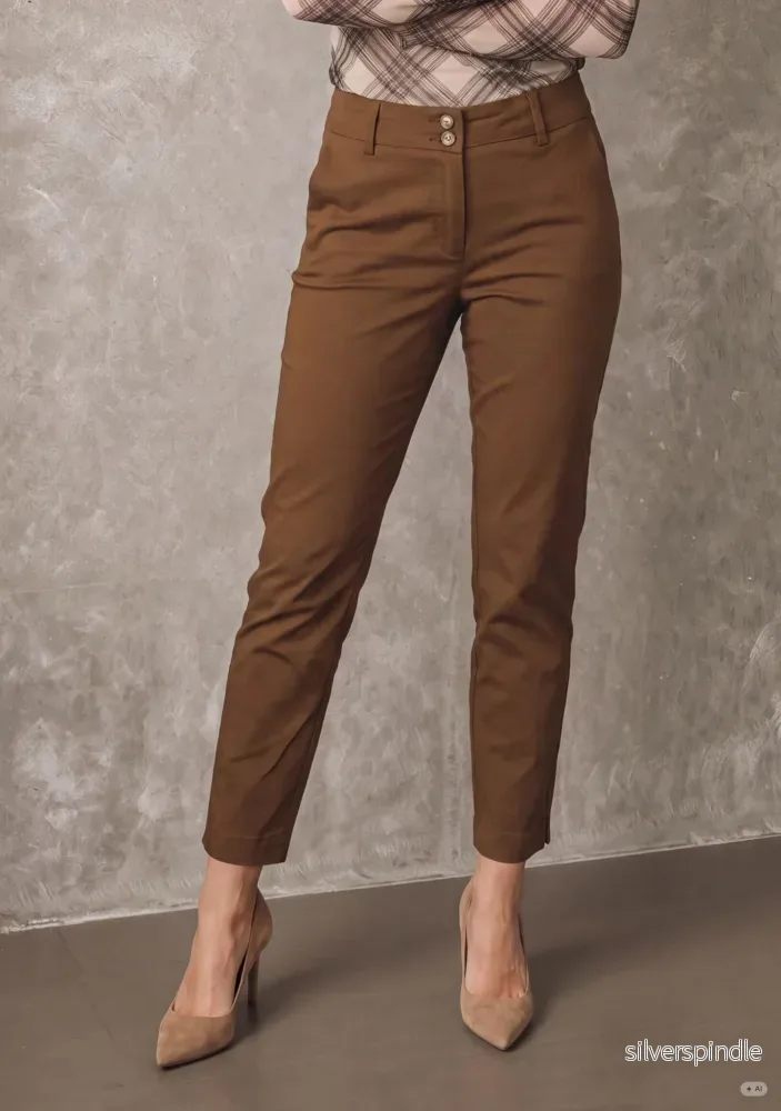 Isay Chino Pant - Toffee