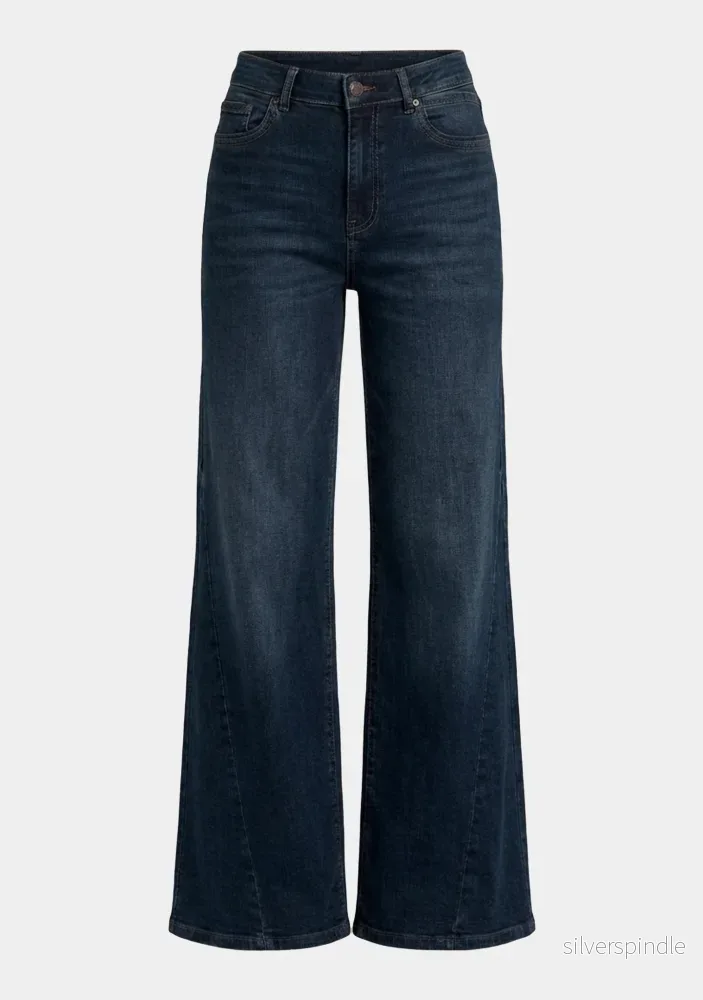 Como Long Wide Jeans - Dark denim - Bild 3