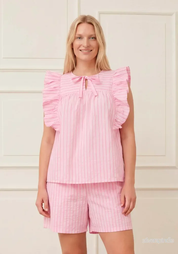 Mila Top - Pinky Stripe