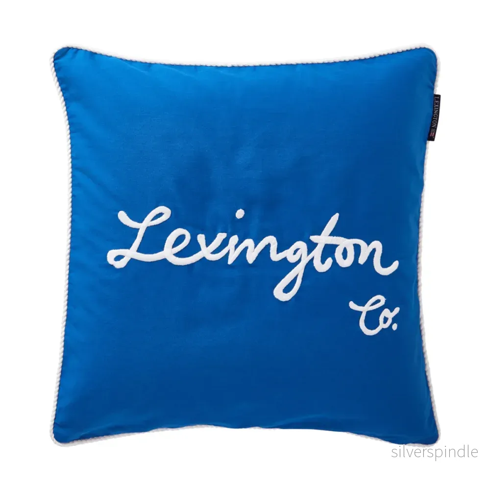 Lexington Logo Organic cotton Twill Kuddfodral Lexington Logo Organic cotton Twill Kuddfodral