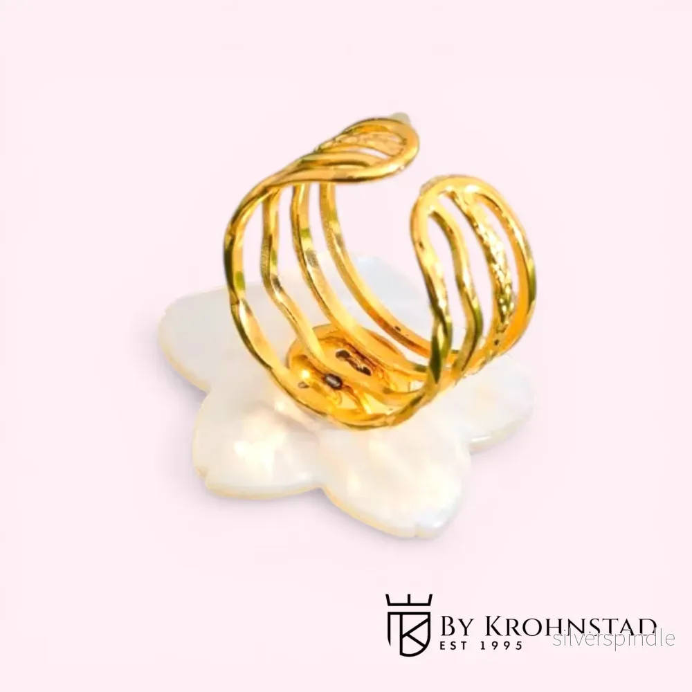 Shell flower ring - Bild 2