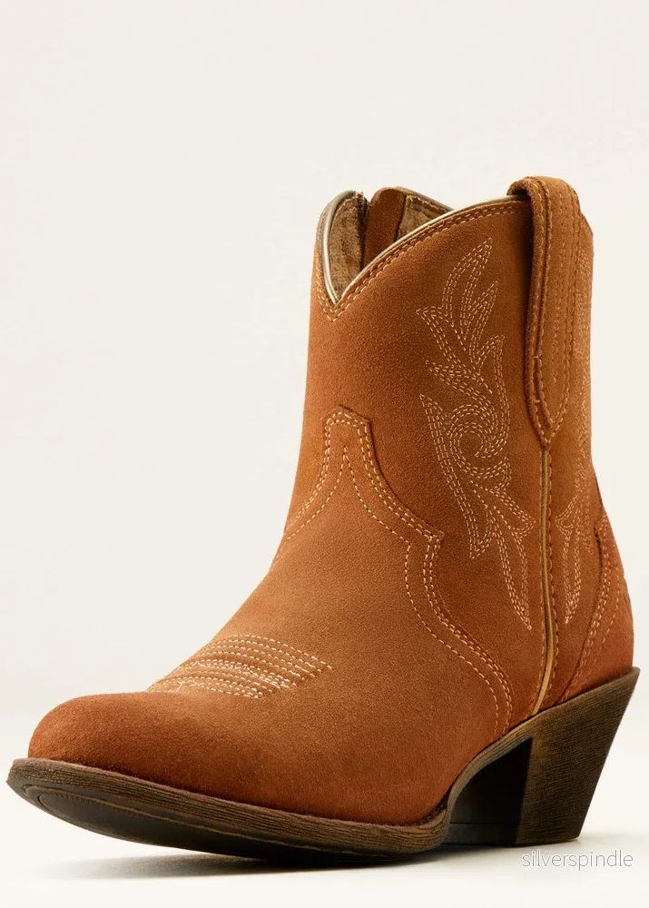 Ariat Women’s Harlan Western Boot Walnut Suede Ariat Women’s Harlan Western Boot Walnut Suede