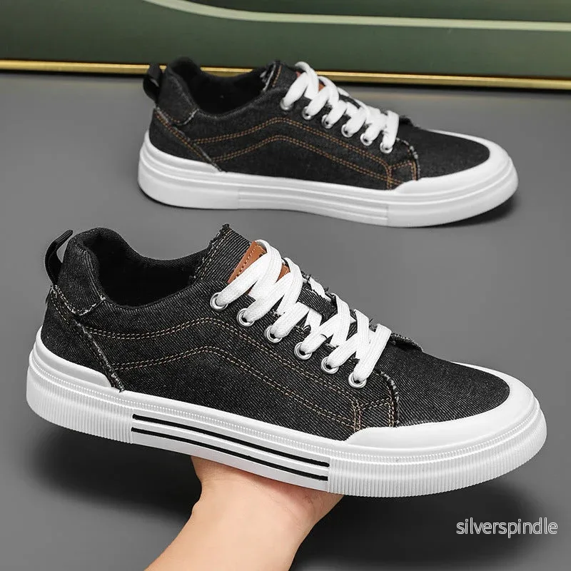 Liam | Stiliga Låga Sneakers med Snörning och Platt Klack - Bild 3
