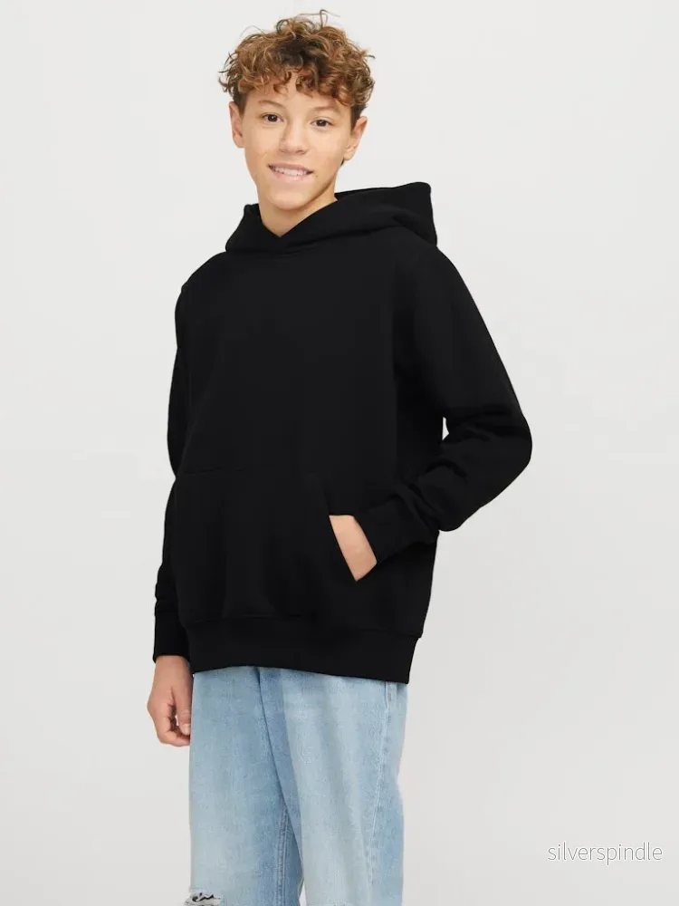 Svart Hoodie - Bild 3