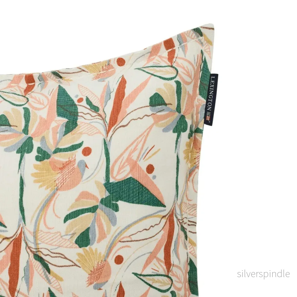 Lexington Multi Color Printed Linen/Cotton Kuddfodral - Outlet - Bild 3