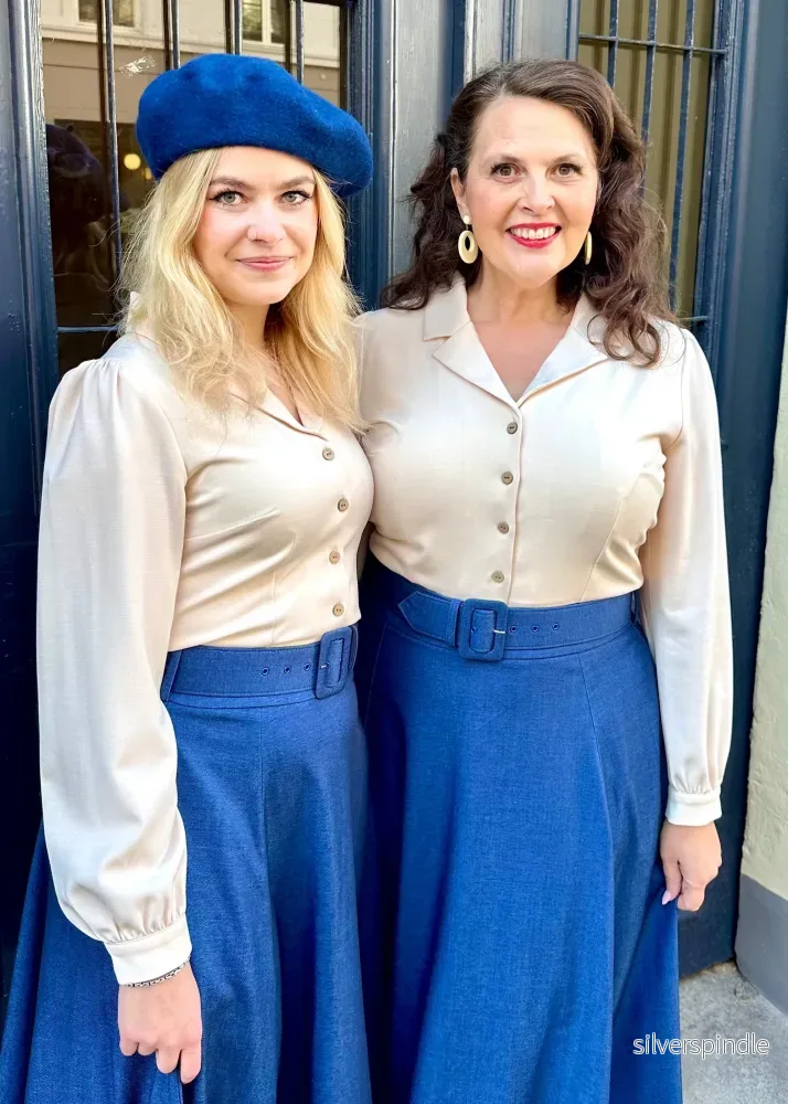 Daisy långärmad skjorta - creme - Bild 2