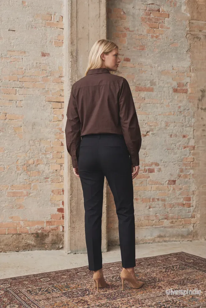 Sigga Sleeve Shirt - Dark brown - Bild 3
