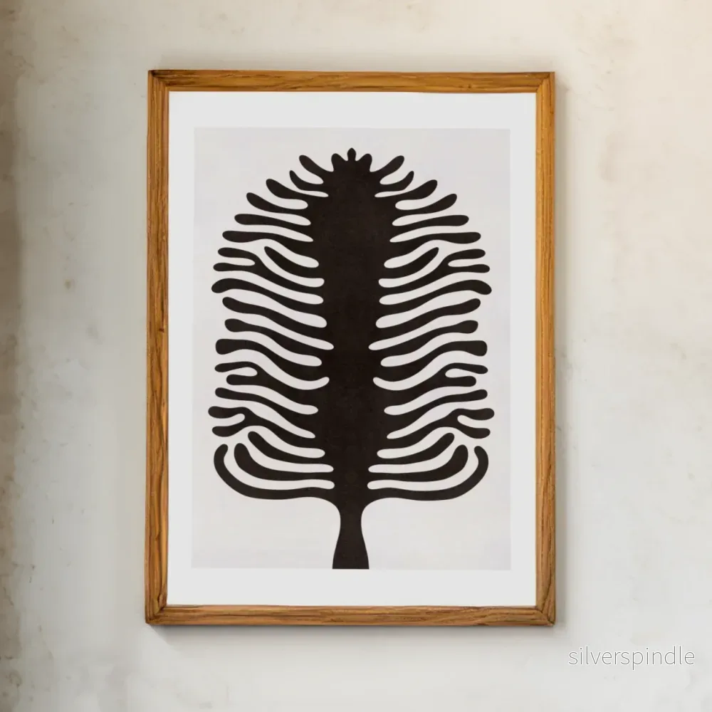 Grafiskt Träd – Symmetrisk Mönsterposter