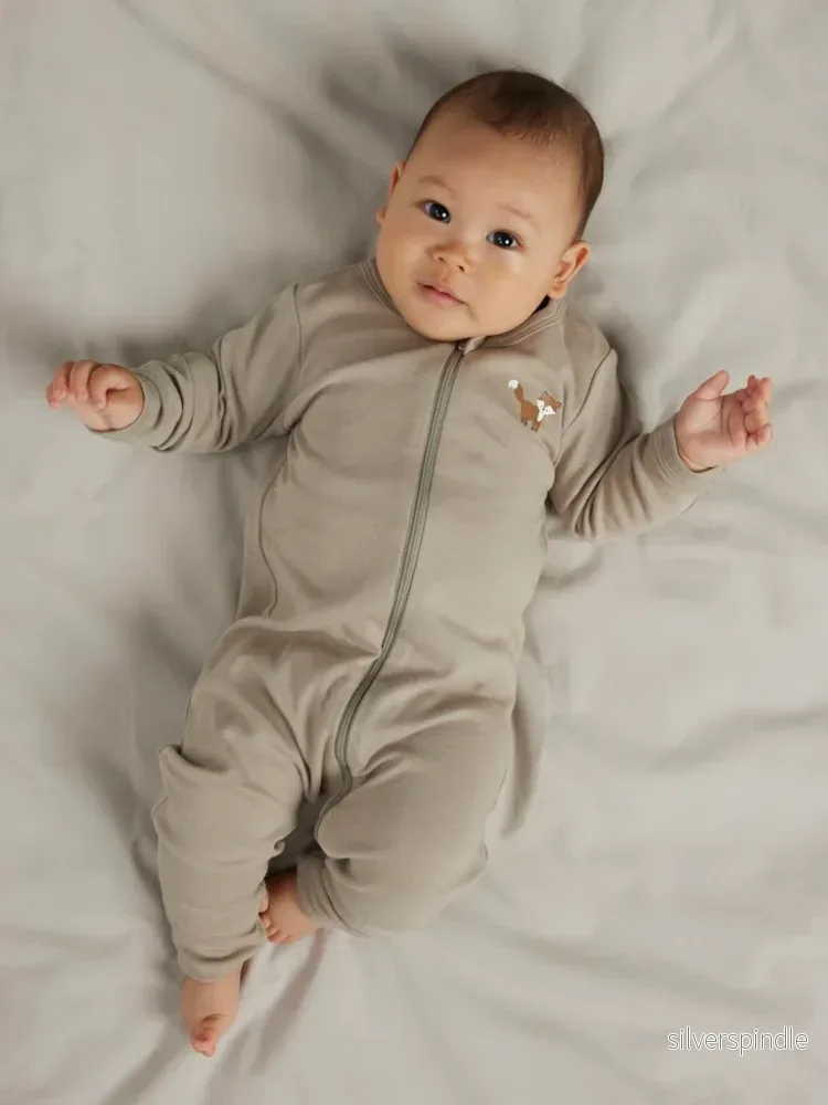 2-pack Pyjamas vikmudd fot/utan fot - Bild 2