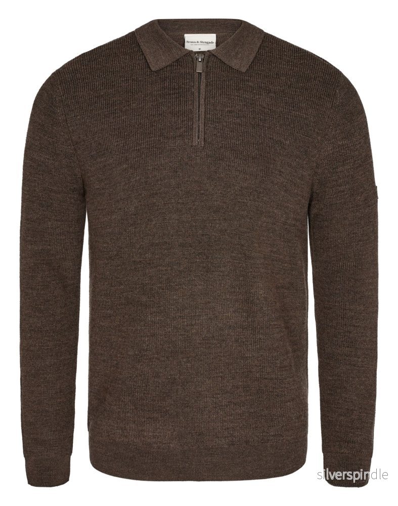 BS Balder Regular Fit Sticka - Brown