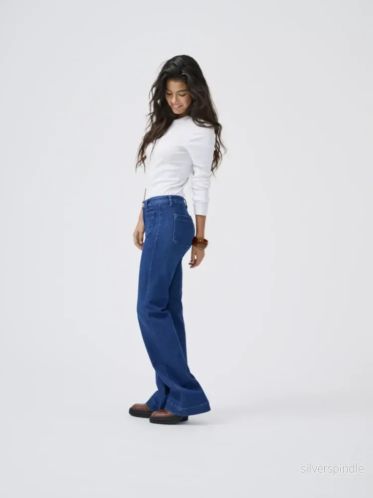 MADISON HW POCKET FL DARK BLUE DENIM L32 - Bild 3