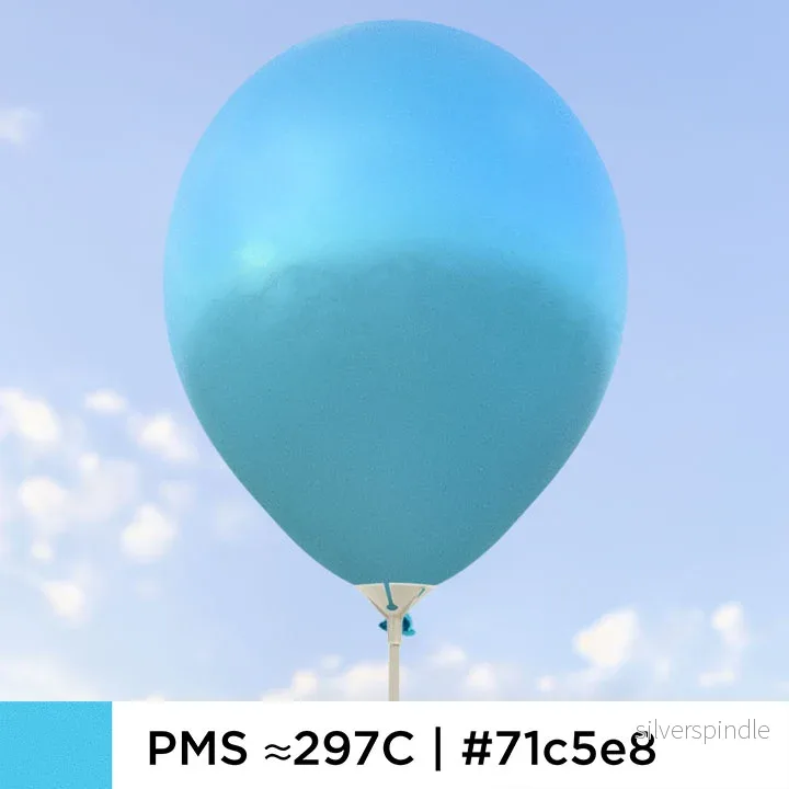 Blå metalliska ballonger 28 cm - 100-pack - Bild 3