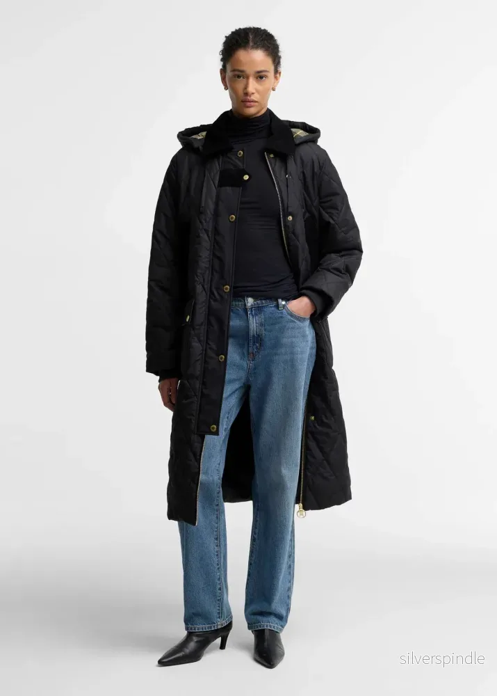 Barbour Rudson Quilt Black