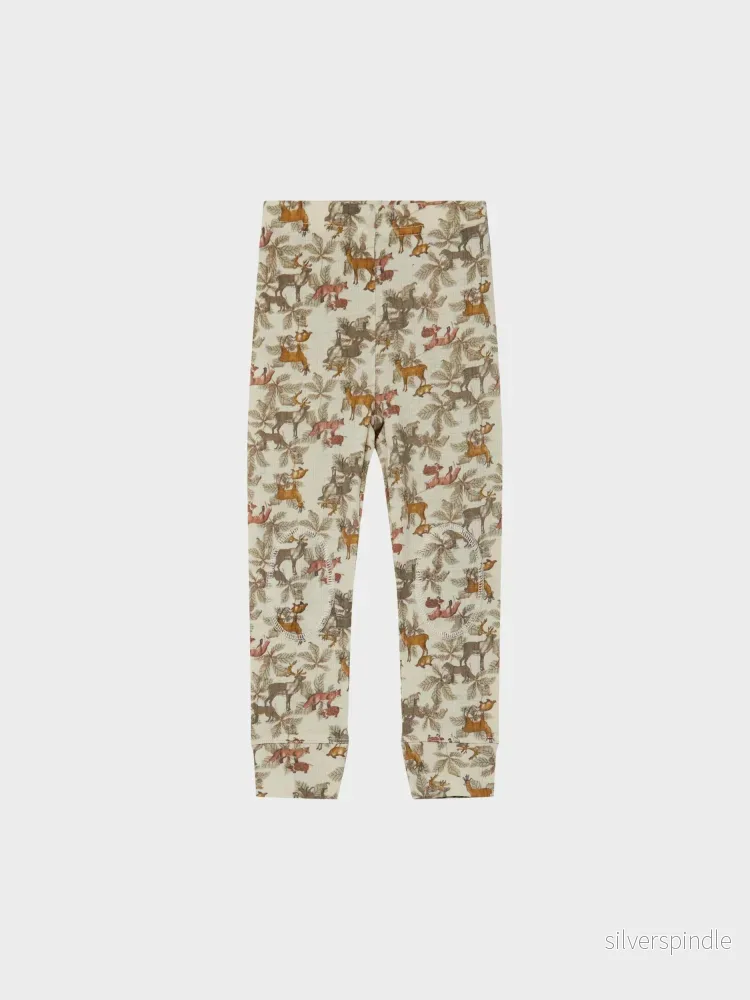NMMWANG WOOL NEEDLE LEGGINGS - Bild 3