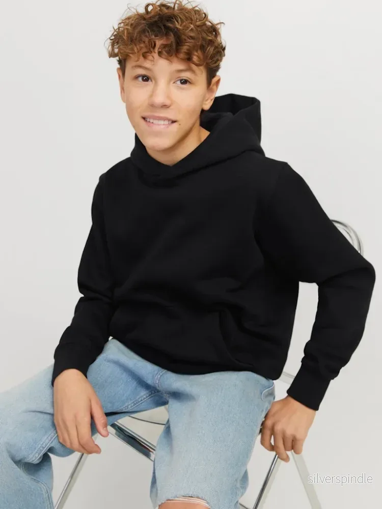 Svart Hoodie - Bild 2