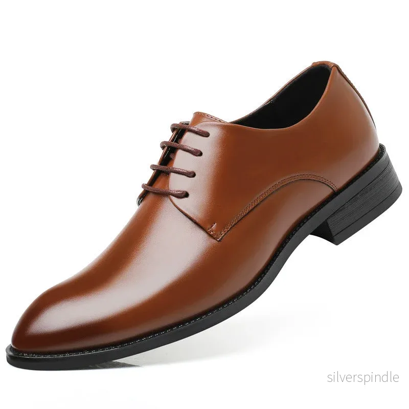 Elegant Derby | Herrskor med Mandeltå och Slitstark Sula | Komfortabel Design för Kontor och Bröllop Elegant Derby | Herrskor med Mandeltå och Slitstark Sula | Komfortabel Design för Kontor och Bröllop