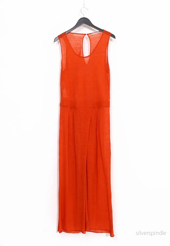 LINEN JUMPSUIT - Orange - Bild 3