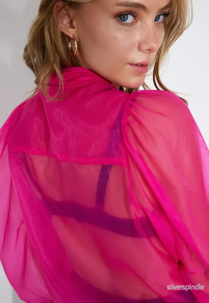 KNYTBLUS - Hot pink - Bild 3
