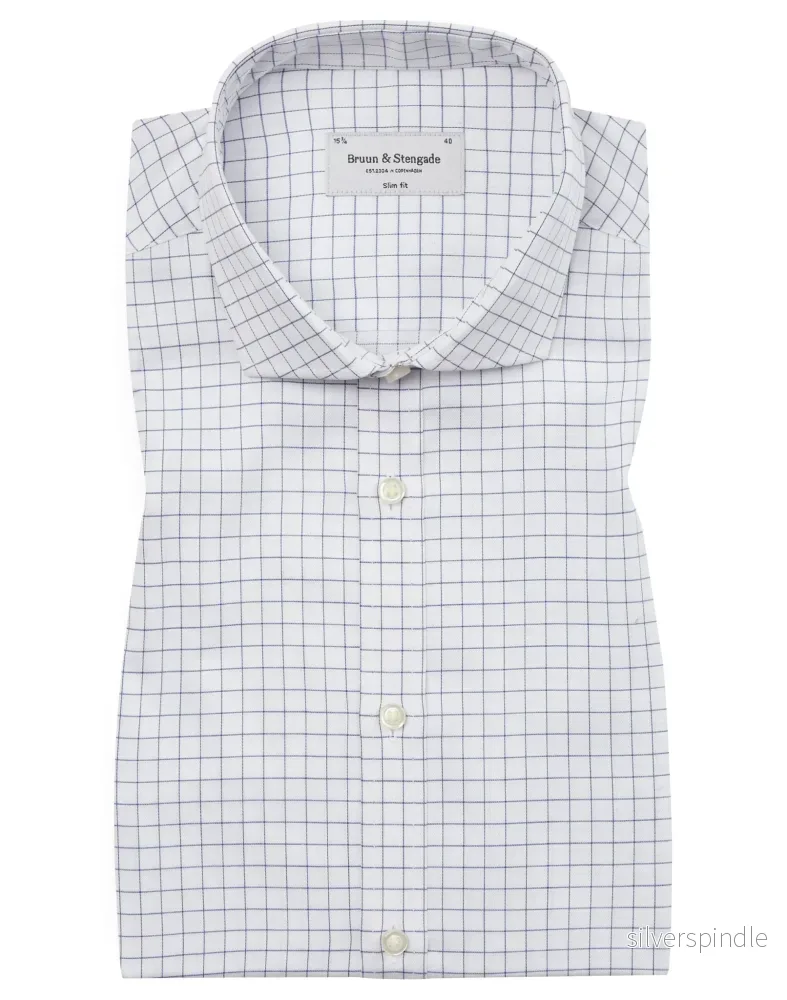 BS Maple Slim Fit Skjorta – White