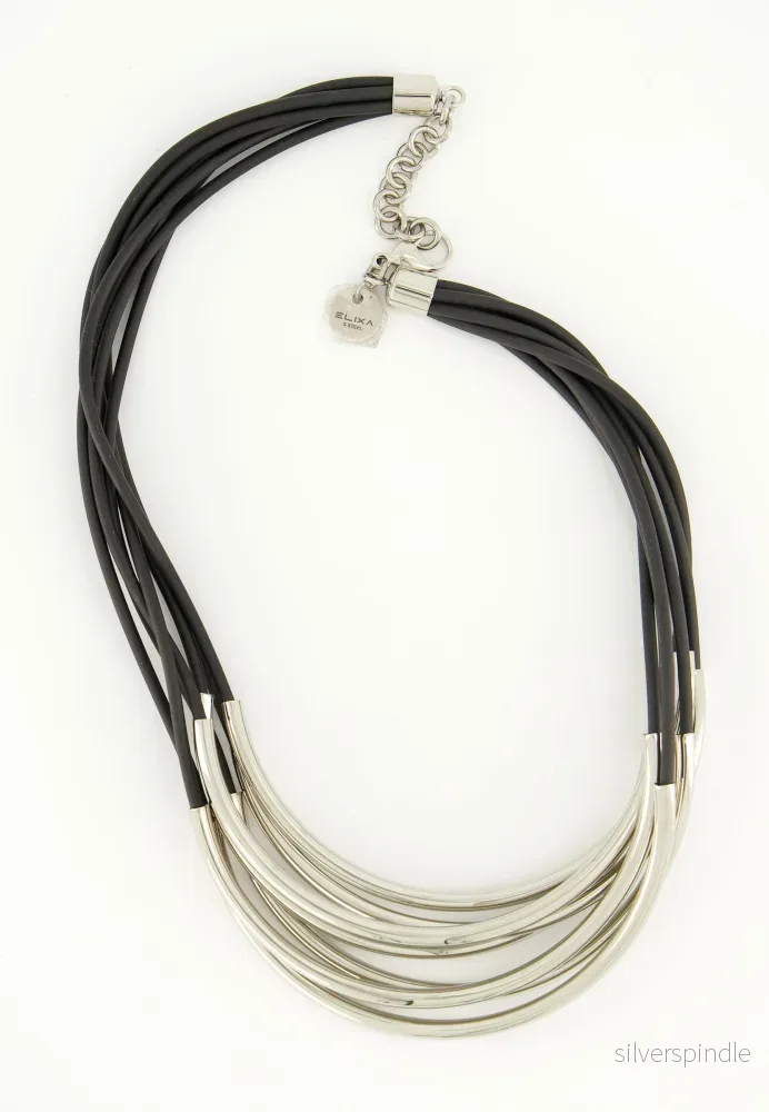 HALSBAND – Silver / Svart HALSBAND – Silver / Svart