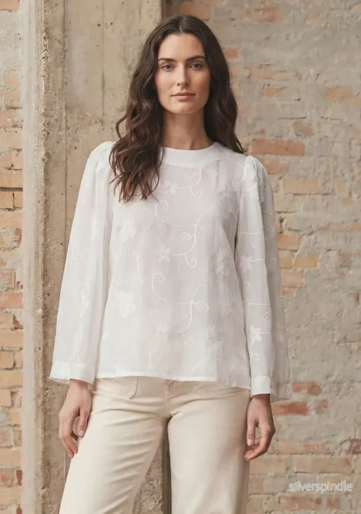 Juna Blouse – Broken White Juna Blouse – Broken White