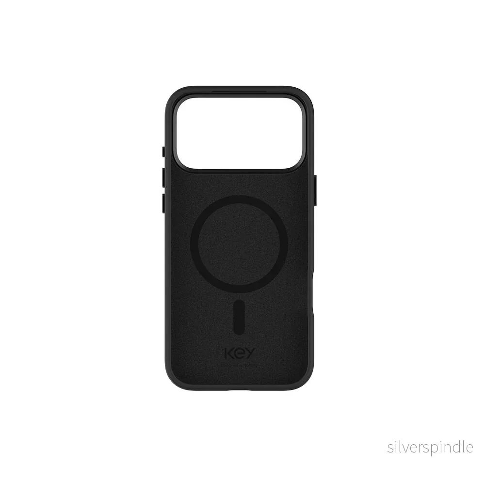 Silikonskal iPhone 17 Pro Max Magsafe - Svart - Bild 2