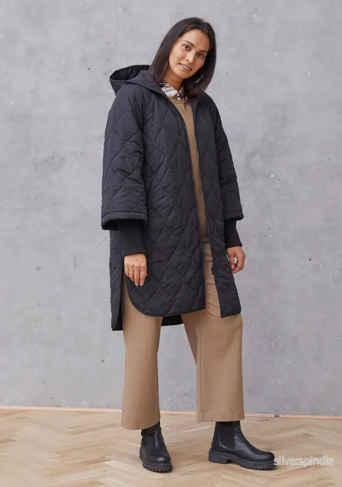 Diddi Maxi Coat - Black - Bild 2