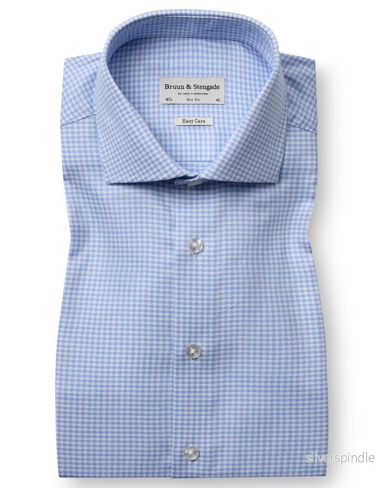 BS Riley Slim Fit Skjorta - Light Blue