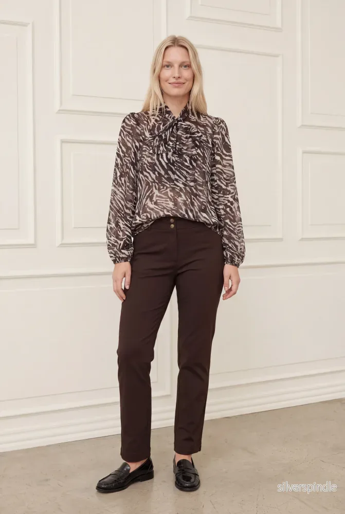 Jill Blouse - Flowing Brown - Bild 3