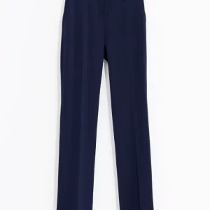 GABARDINE TROUSERS WITH POCKET – Blå GABARDINE TROUSERS WITH POCKET – Blå