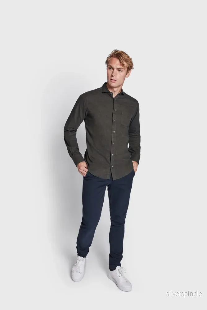 BS Sulayman Casual Slim Fit Skjorta - Green - Bild 3