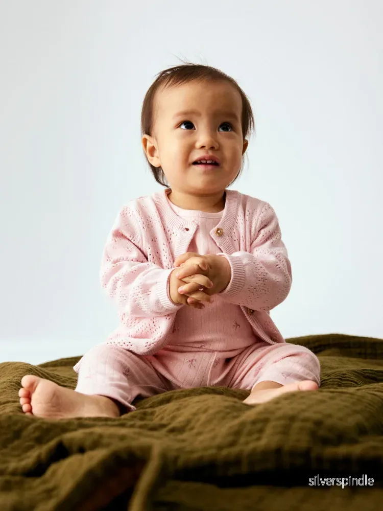 Baby Leggings med Rosetter - Bild 3