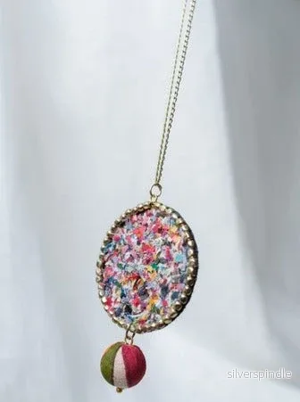 Halsband Recycle Medaljong - Bild 2
