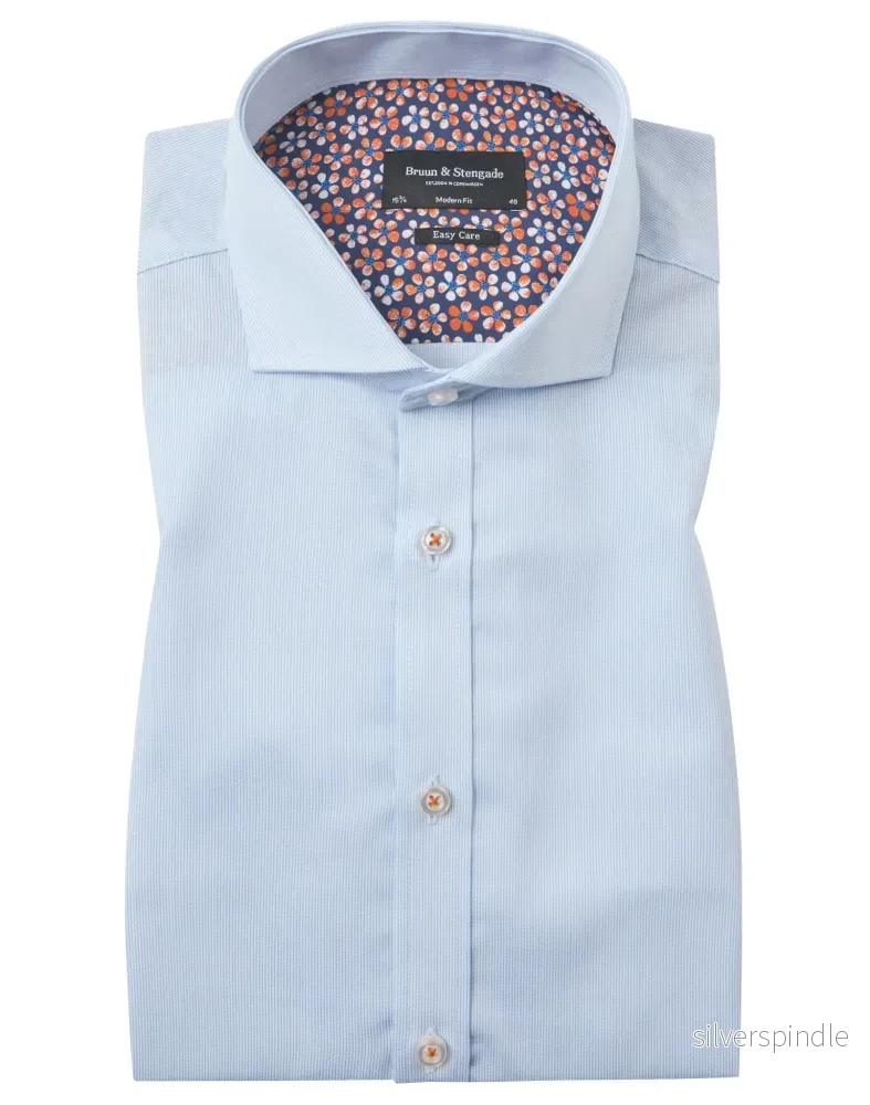 BS John Modern Fit Skjorta – Light Blue BS John Modern Fit Skjorta – Light Blue