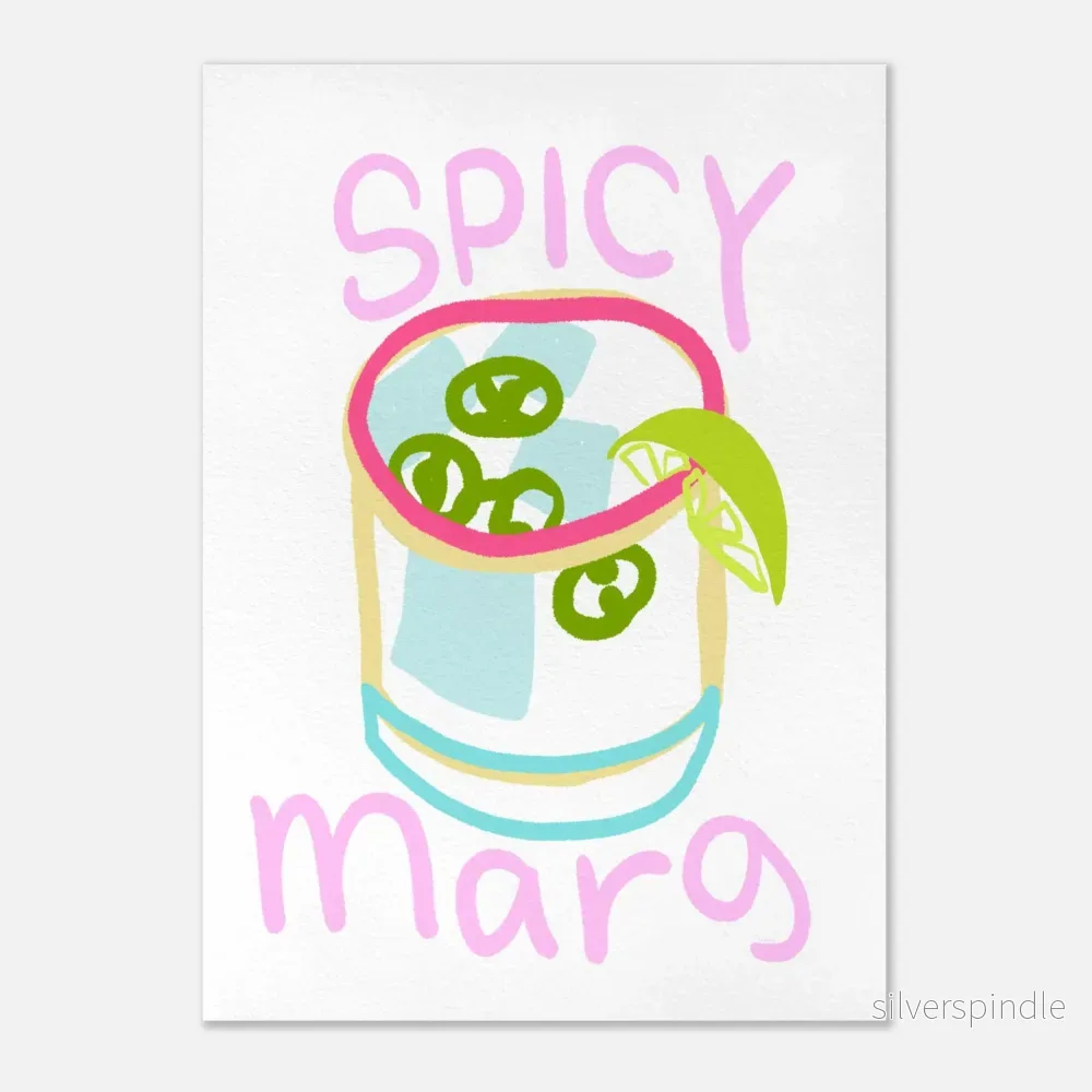 Margaritaposter Spicy Marg – kökskonst & bar - Bild 2