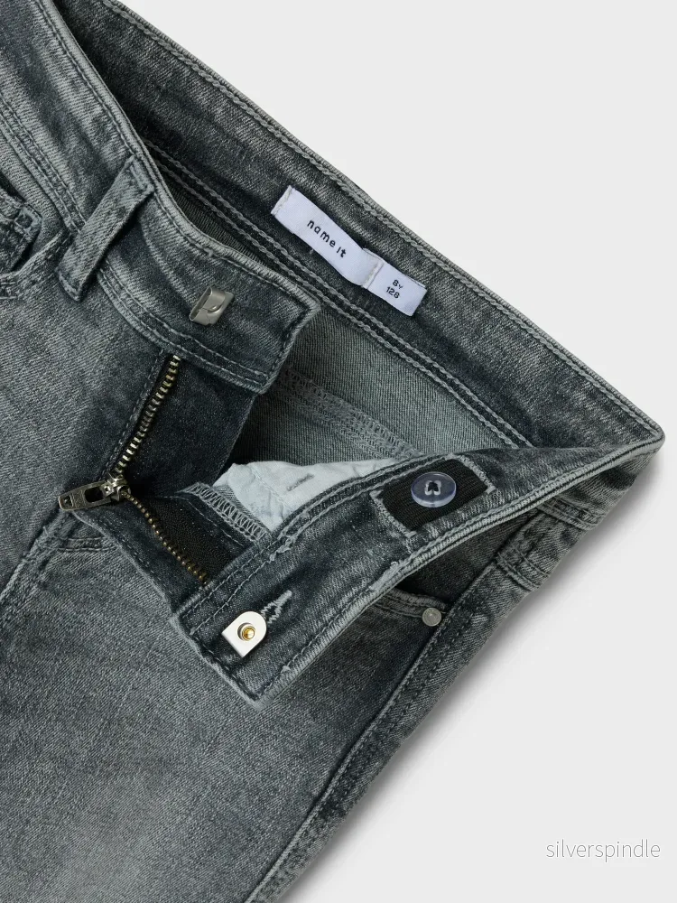 Grå Utsvängda jeans - bootcut - Bild 3