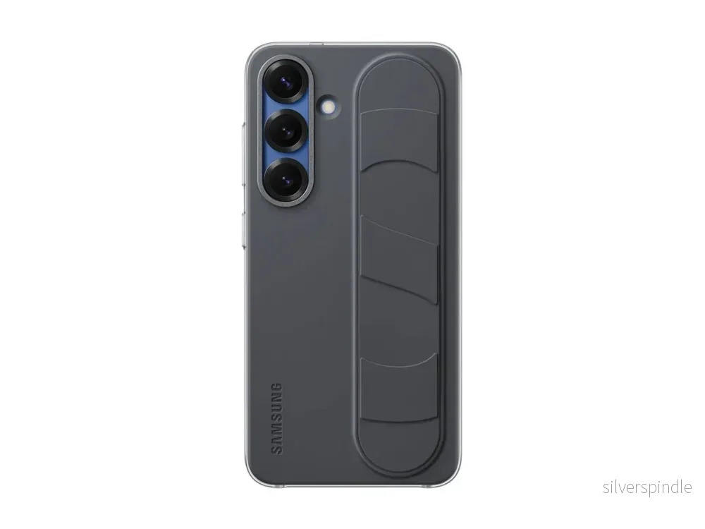Samsung Standing Grip Fodral Samsung Galaxy S25 - Svart - Bild 3