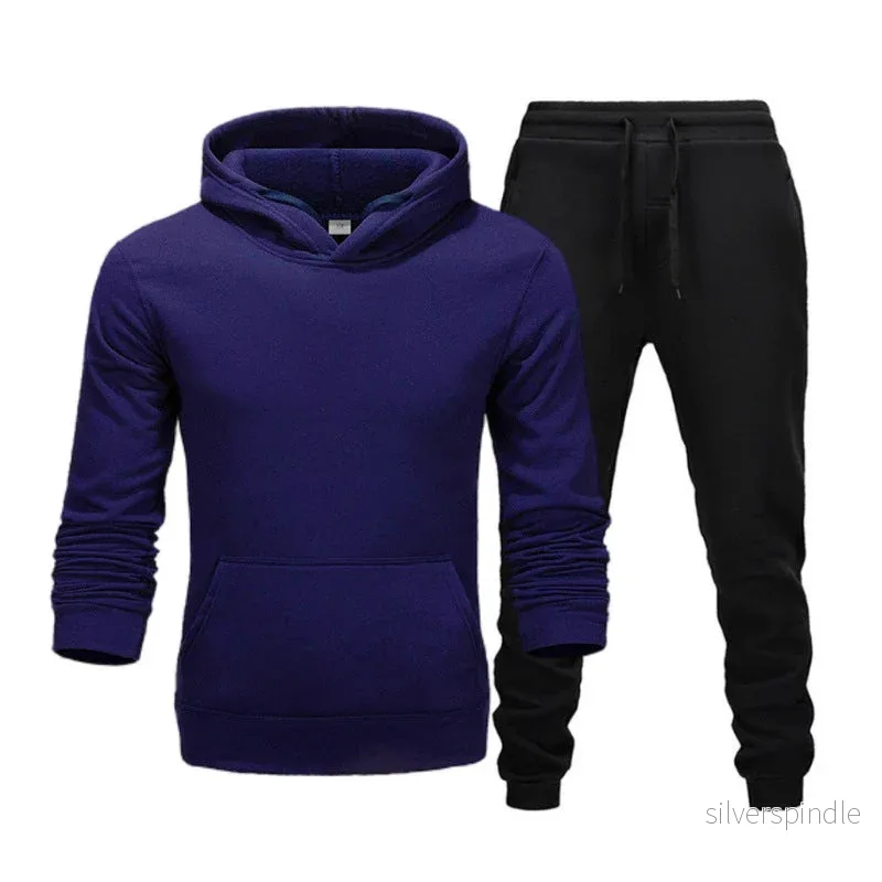 Ethan | Varmt Träningsset med Hoodie och Joggerbyxor för Vinter - Bild 2