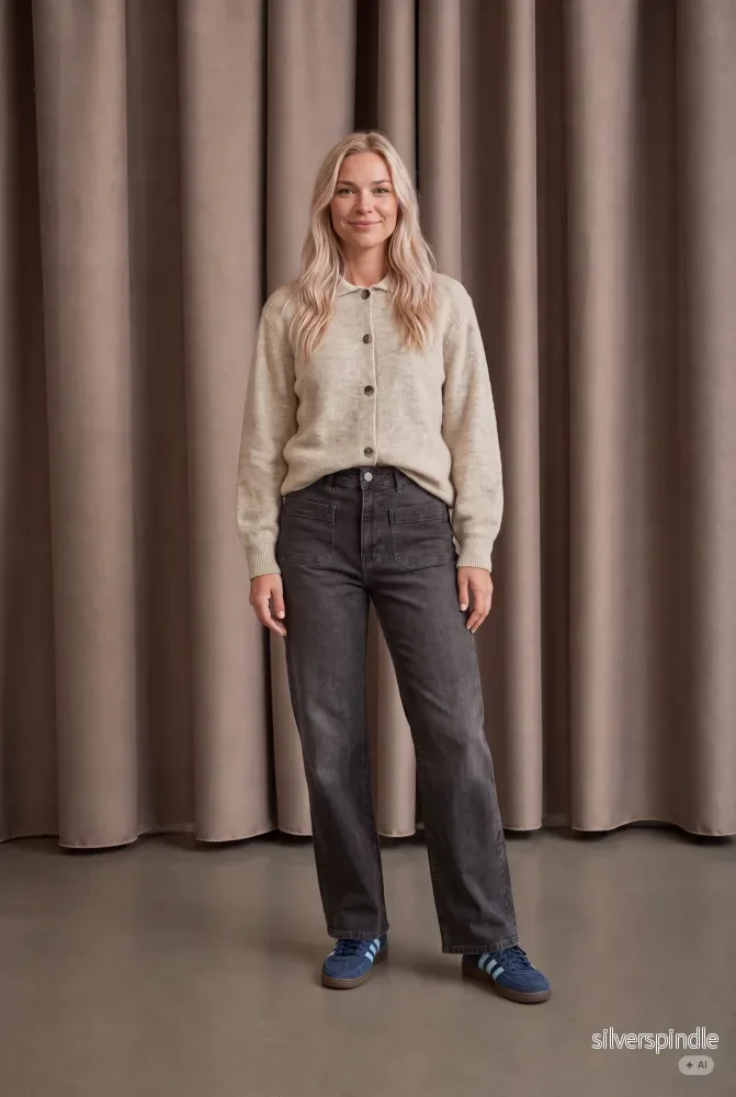 Anna Colar Cardigan - Smokey - Bild 3