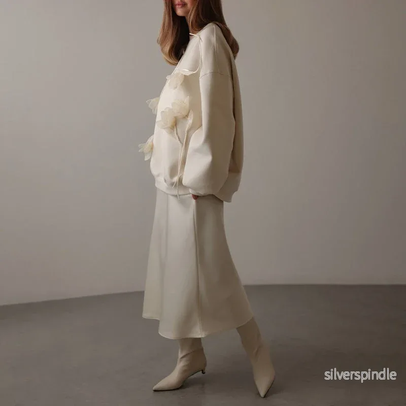 Sophie | Elegant Lätt Blommig Vårtröja med Lös Passform - Bild 3