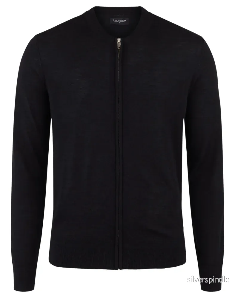BS Viggo Regular Fit Stickad tröja – Black