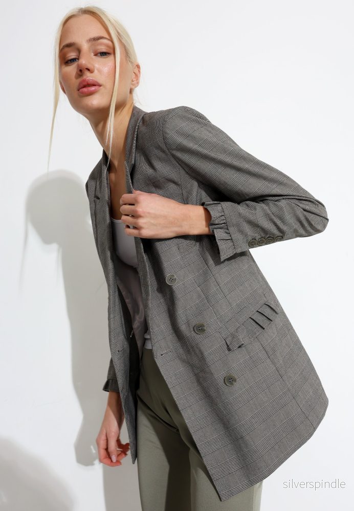 JACKET OXFORD TWIST - Smårutig - Bild 2