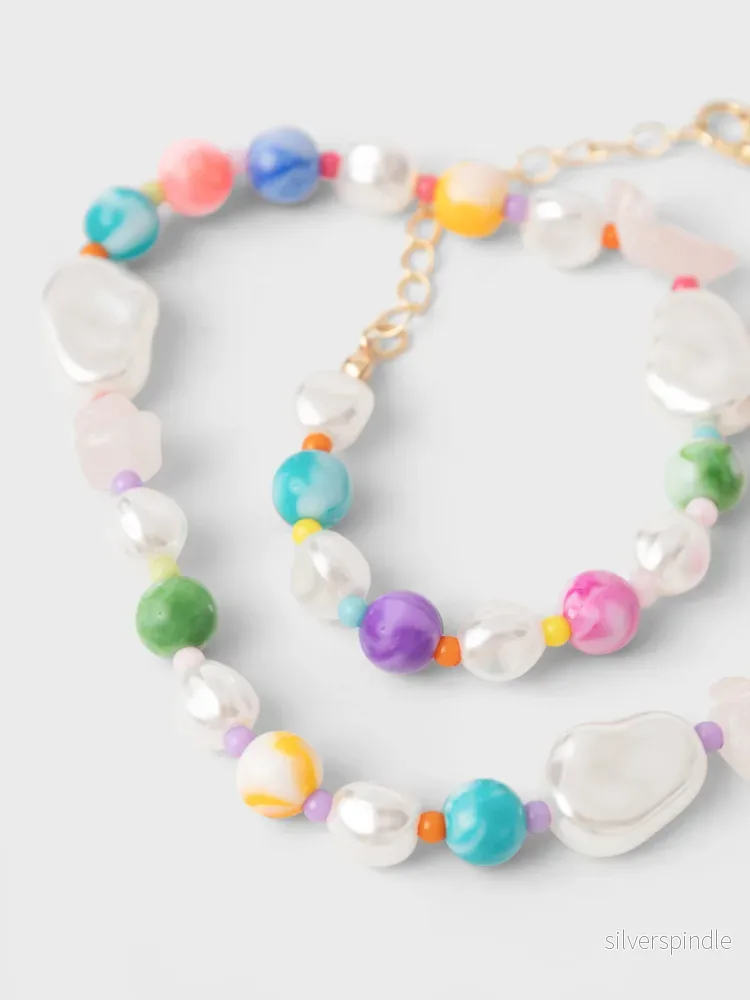 Pärlhalsband - Halsband pärlor - Bild 2