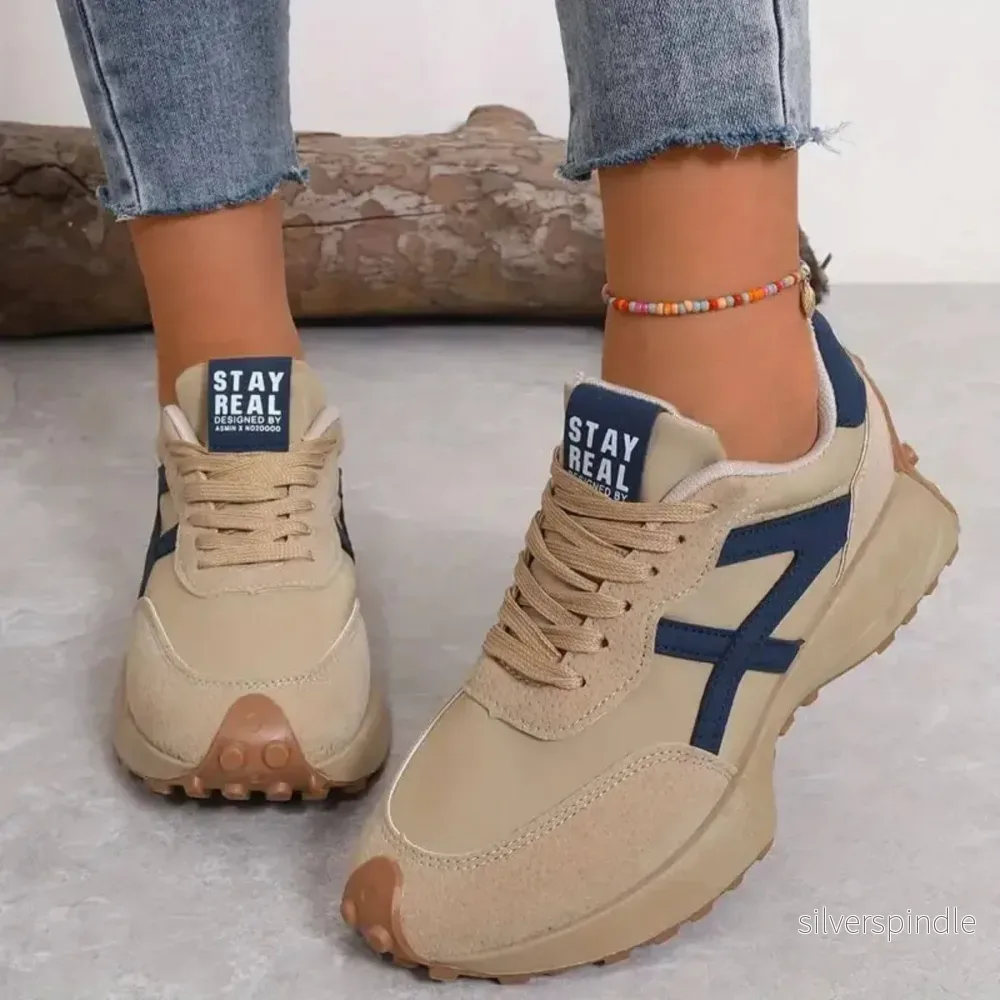 Moderna Sneakers för Kvinnor | Chunky Sula med Halkfri Slitbana | Sportig Stil och Dämpning för Vardagskomfort - Bild 2