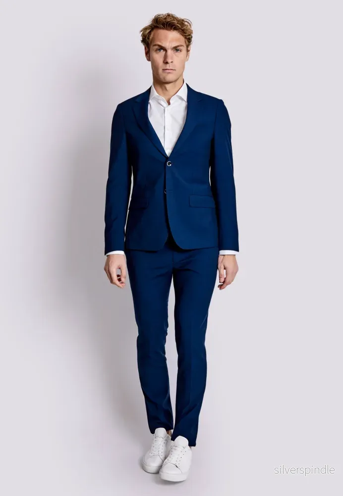 BS Arezzo Slim Fit Blazer – Mörkblå - Bild 3
