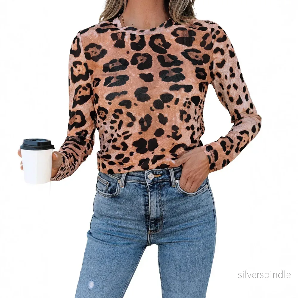Ava | Elegant Långärmad Leopardmönstrad Tröja Ava | Elegant Långärmad Leopardmönstrad Tröja