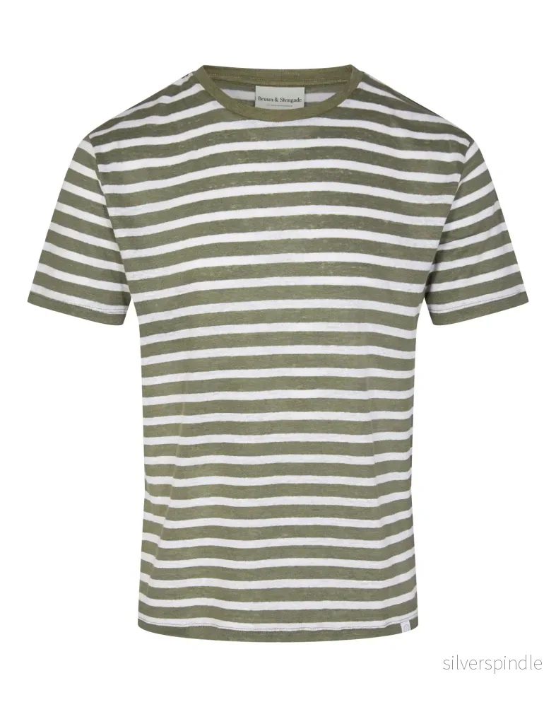 BS Cannoli Regular Fit T-shirt – Army/White BS Cannoli Regular Fit T-shirt – Army/White